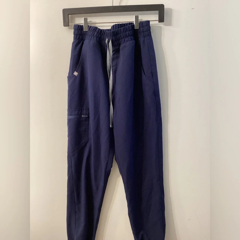 Figs‎ Navy Blue Jogger Pants